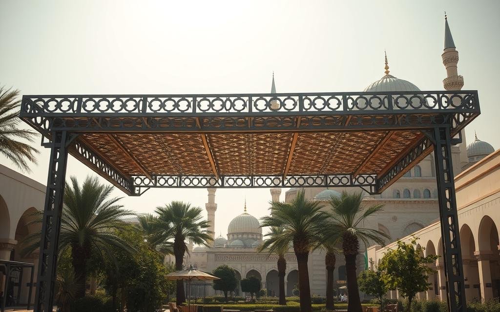 حداد مظلات المناخة بالمدينة