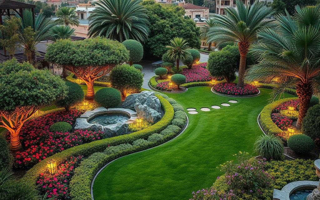 هندسة الفراغ المستدام وفنون التشكيل الخضري: المرجع التقني المتقدم في تنسيق حدائق وصناعة البيئات الحيوية المتكاملة