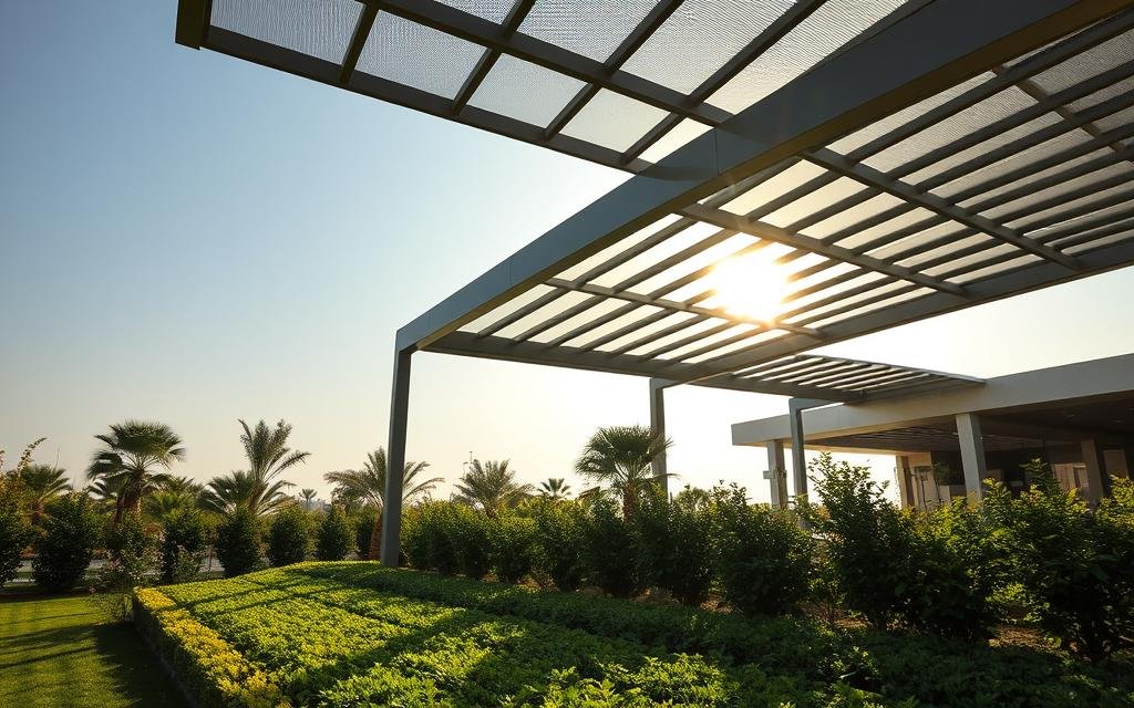 الاستراتيجيات المعاصرة في تركيب مظلات وسواتر